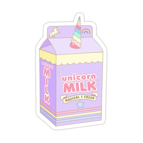Unicorn Milk Downloadable Sticker 