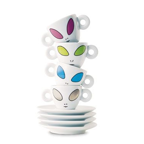 Alien Head Tea Set - 1007