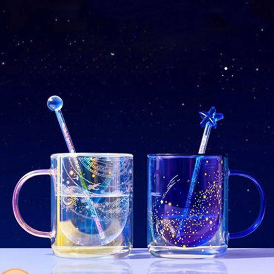 Ethereal Galaxy Glass Mug